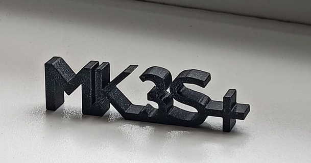 mk3s+ logo mishman118 3D Models Art & Design 2D Plates Logos 3d print model - Mito3D