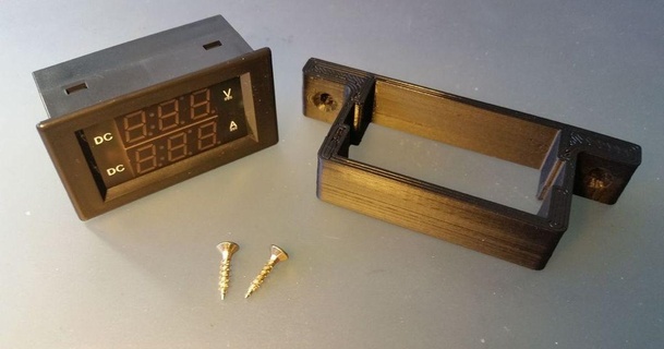 Cadre ampere voltmètre yb4835va bot extraball 3D modèles loisir fabricants électronique chose universelle ampèremètre DBOT 3d print model - Mito3D