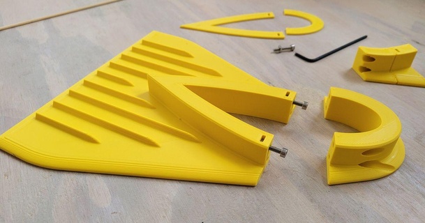 cavitation assiette epropulsion esprit bas 3D modèles sports Extérieur ventilation bord 3d print model - Mito3D