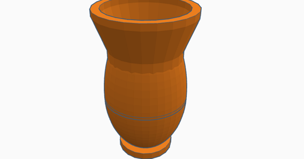 vaso topo necessário 3d impressora cara 3D modelos arte Projeto esculturas imprimível suporta Vaçe 3d print model - Mito3D