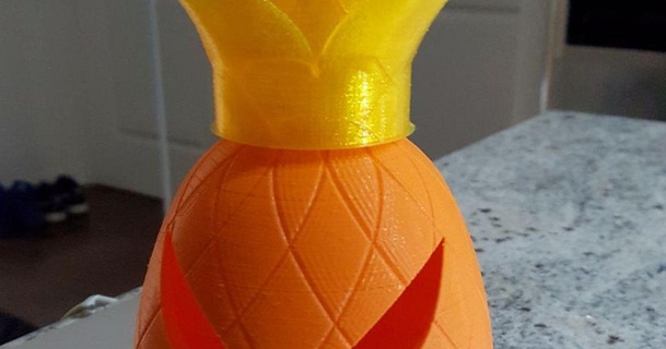 pineapple lantern Sois loyal 3D modèles Ménage Accueil maison décor Halloween lampe bougie citrouille ananas 3d print model - Mito3D