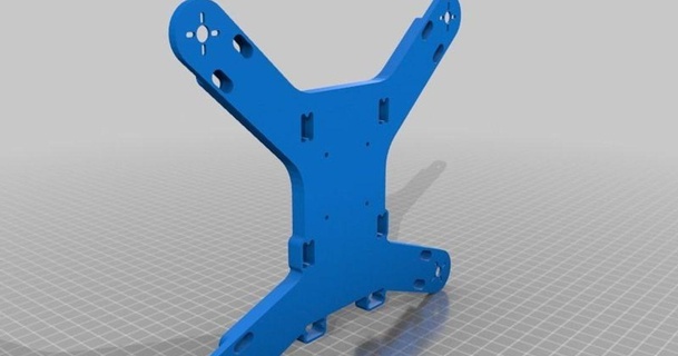 spidex micro base remix cmenard 3D Models Hobby & Makers RC Robotics quadcopter thingiverse 3d print model - Mito3D