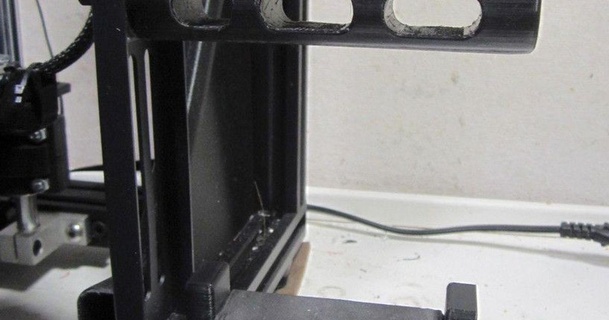 bobine amortisseur créalité filament titulaire soutien 80mm bobines guido vermicelle 3D modèles imprimantes accessoires support ender chose universelle 3d print model - Mito3D