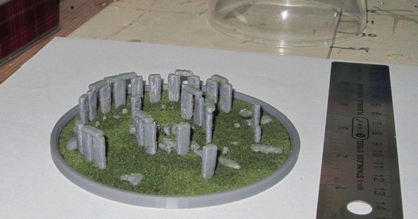 Stonehenge vedere mondo remixare guido vermicelli 3D Modelli scansioni architettura urbanistica thingiverse 3d print model - Mito3D