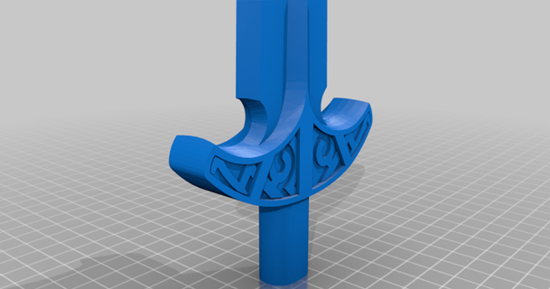 skyrim acero daga piezas apartado montylpetts remezclar ensalada 3D modelos artilugio vídeo juegos thingiverse 3d print model - Mito3D