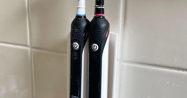 oral-b toothbrush holder symptom 3D Models Household Bathroom stand gadget bathroom 3d print model - Mito3D
