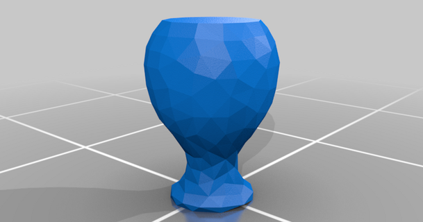 poli vaso epicfail48 3D modelos arte Projeto esculturas thingiverse 3d print model - Mito3D