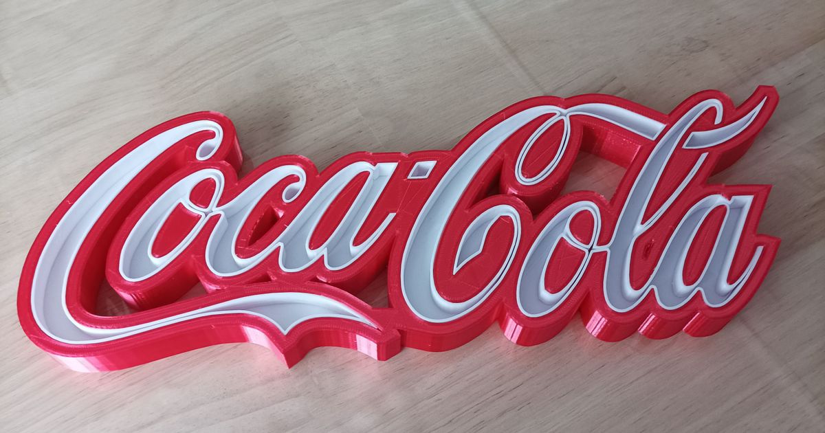 coca cola loiiiiiiiiiccccccc 3D Models Household Home Decor decoration logo deco soda bar 3D print model - Mito3D