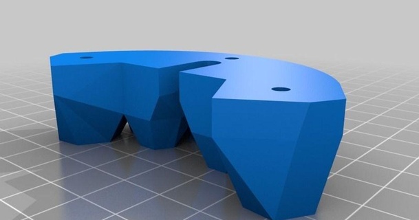 Kossel base apoyo vibración amortiguador marcos 3D modelos impresoras accesorios flexible delta thingiverse tpe vibraciones 3d print model - Mito3D