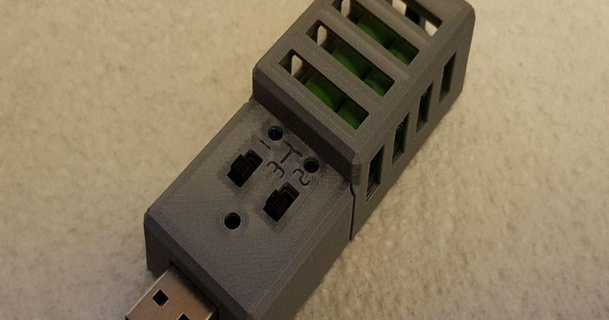 USB yük test cihazı durum kılıf asterchades 3D modeller hobi yapımcılar fikirler muhafaza şeytani 3d print model - Mito3D
