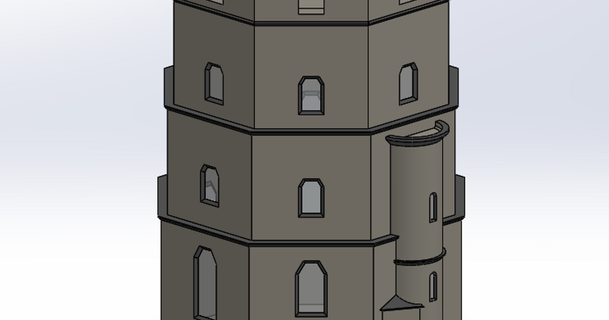 vilnius gediminas cae tower 3d print lauris p 3D Models World & Scans Architecture Urbanism old castle architecture building 3d print model - Mito3D