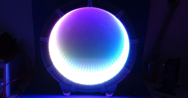 tollan stargate inspired infinity mirror zodiusinfuser 3D Models Household Other House Equipment ws2812 rgb thingiverse infinitymirror 3d print model - Mito3D