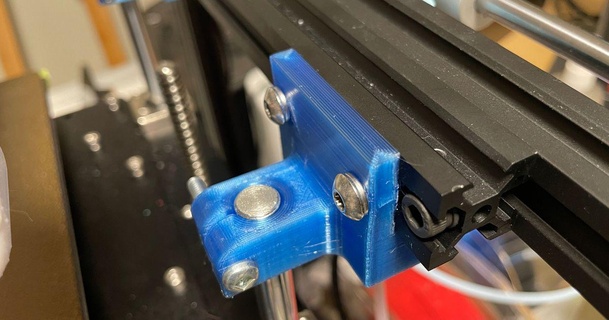 ender 5 eva z-axis rod mounts ahoward 3D Models Printers - Upgrades ender5 3d print model - Mito3D
