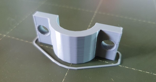 néo couler titulaire soutien serrer carré 3D modèles Ménage animaux domestiques aquarium tuyau 3d print model - Mito3D