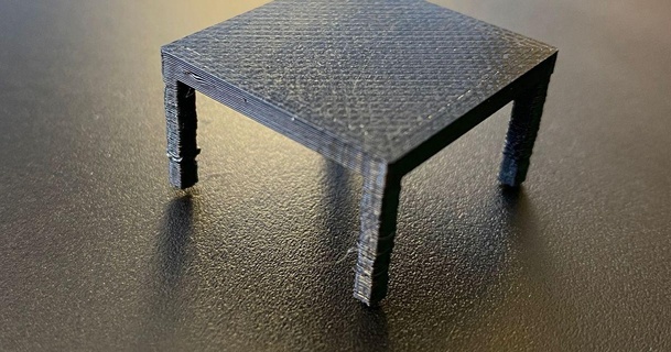 einfach Tabelle inspiriert Schwedisch Möbel Geschäft wild 3D Modelle Kunst Design Designs Ikea Ikealack 3d print model - Mito3D