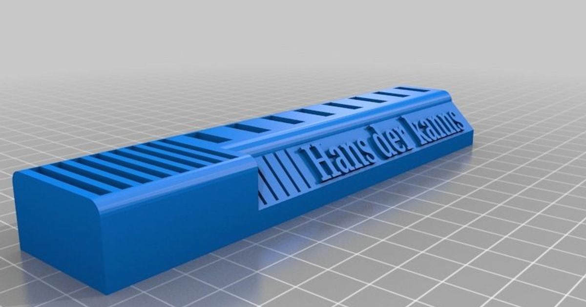 Hans der takuya 3D modelos passatempo fabricantes Ferramentas thingiverse Hansi 3D print model - Mito3D