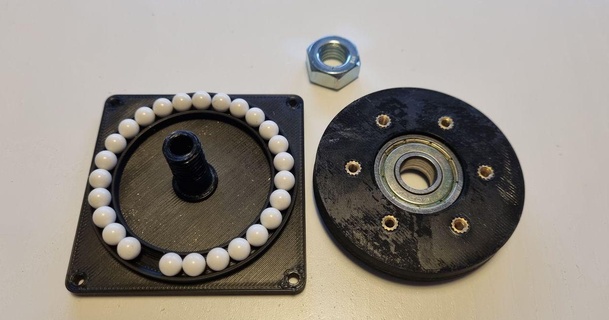 lazy susan flat ball bearing - 6mm air soft pellet marcos 3D Models Hobby & Makers Mechanical Parts ballbearing ballbearings lazysusan flatballbearing 3d print model - Mito3D