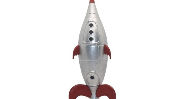 marvin marciano foguete navio larva rebeldemente 3D modelos brinquedos jogos veículos desenho animado nave espacial thingiverse 3d print model - Mito3D