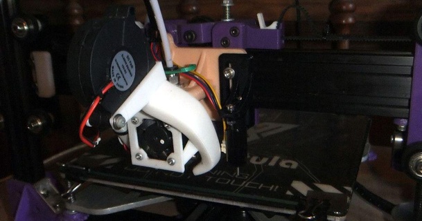 bltouch montagem prato modular x transporte elzariant rebeldemente 3D modelos impressoras acessórios tevo tarântula thingiverse 3dtouch 3d print model - Mito3D