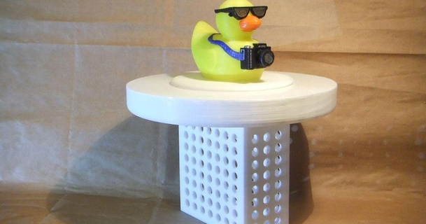 3 pool chlorinatior tourist duck lid rebeltaz 3D Models Household Outdoor & Garden thingiverse ducky chlorine chlorinator 3d print model - Mito3D