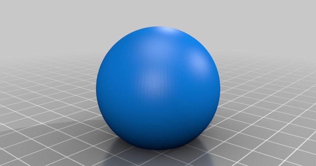 calibration sphere rebeltaz  3D Models  3D Printers  Test Models test calibration thingiverse shpere  3D print model - Mito3D
