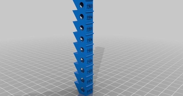 temperature calibration tower anycubic pla rebeltaz 3D Models Printers Test thingiverse 3d print model - Mito3D
