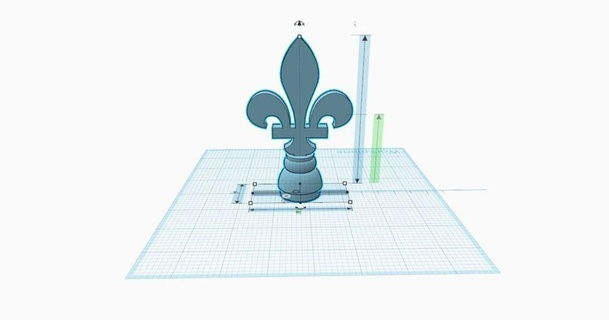 flag pole fleur lys quebec drapeau to-shirtcom toshirtcom 3D Models Hobby & Makers Other Ideas thingiverse 3d print model - Mito3D