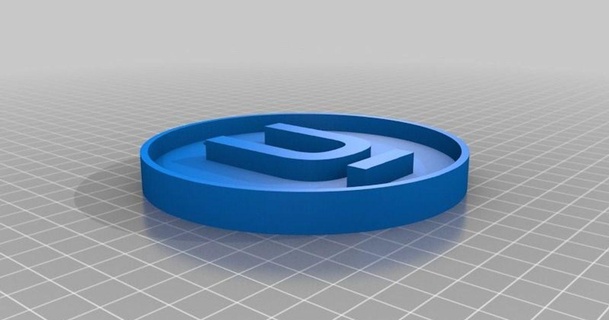 sottobase rond portachiavi toshirt com 3D Modelli passatempo creatori idee thingiverse 3d print model - Mito3D