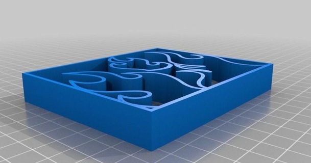 fondente taglierina fiamma 2 toshirt com 3D Modelli passatempo creatori idee torta cookiecutter thingiverse 3d print model - Mito3D