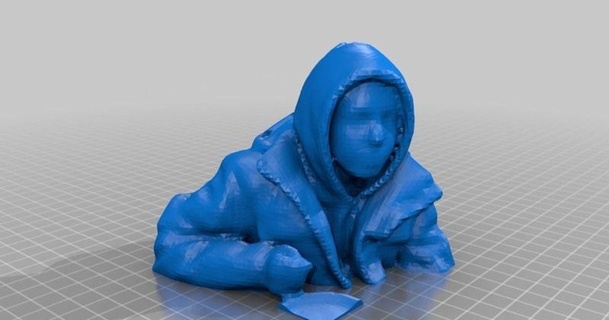 Vincent buste sweat capuche 3dscan toshirtcom 3D modèles loisir fabricants idées chose universelle delhougne Diablovi 3d print model - Mito3D