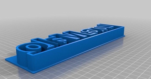 luc küçük kurabiye kesici toshirtcom 3D modeller ev halkı mutfak şeytani özelleştirilmiş 3d print model - Mito3D