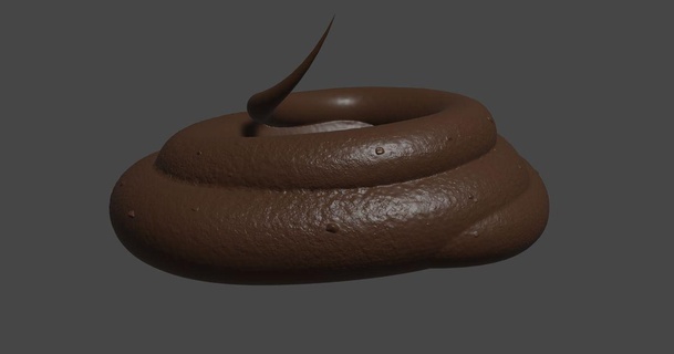 Schemel fabelhaft 3D Modelle Haushalt Küche Poop Möbel druckbar Hocker 3d print model - Mito3D