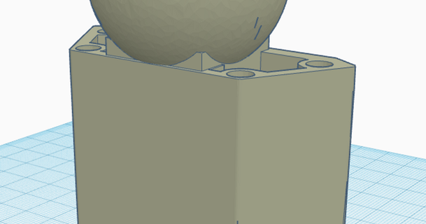 monoprice mini-delta riser squash ball legs onyx 3D Models Printers - Upgrades mpmd 3d print model - Mito3D