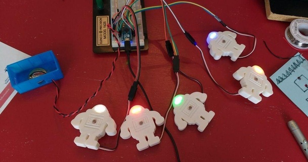 eletrônico robô laser galeria jogos justbennett 3D modelos brinquedos brinquedo arduino 3d print model - Mito3D