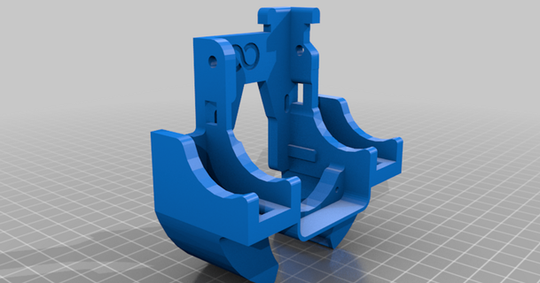 elegoo neptune 2d dual fan mount takposha 3D Models Printers - Upgrades thingiverse elegooneptune2 neptune2 3d print model - Mito3D