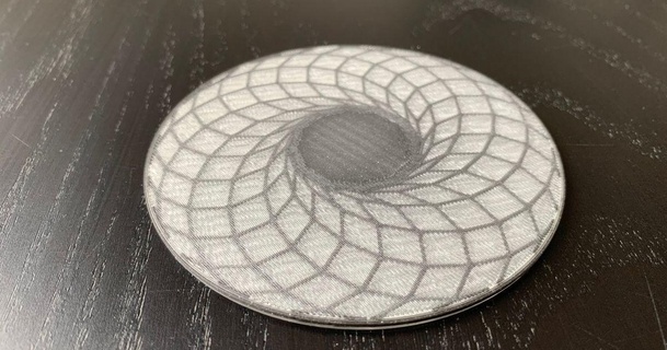 glass coaster variant b chris1705 3D Models Household Living Room party drinkcoaster 3d print model - Mito3D