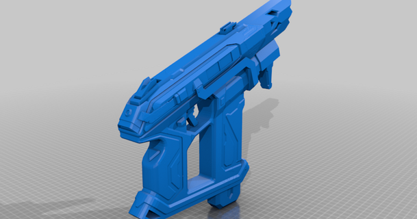 valorant glitchpop frenzy lolgiggles21212 3D Models Hobby & Makers Other Ideas cosplay prop gun pistol thingiverse 3d print model - Mito3D