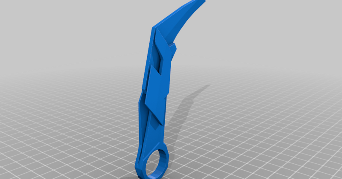 valorant prime krambit lolgiggles21212 3D Models Hobby & Makers Other Ideas knife thingiverse 3D print model - Mito3D