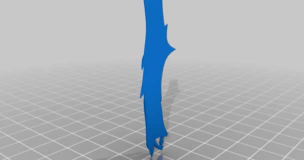 valorant hive mind melee lolgiggles21212 3D Models Hobby & Makers Other Ideas sword knife thingiverse 3d print model - Mito3D