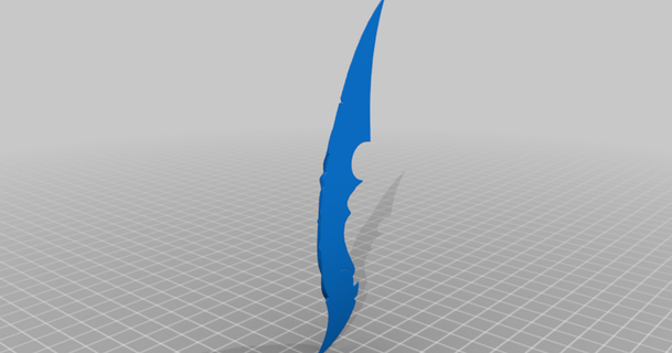 valorant ruin dagger lolgiggles21212 3D Models Hobby & Makers Other Ideas knife thingiverse 3d print model - Mito3D