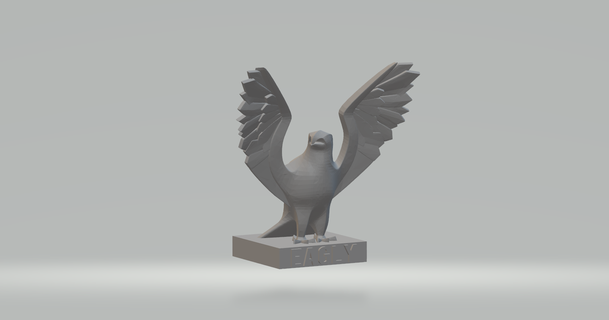 aigle buste pacificateur ihaveanender3butthingiversesucks 3D modèles art conception dessins 3d print model - Mito3D