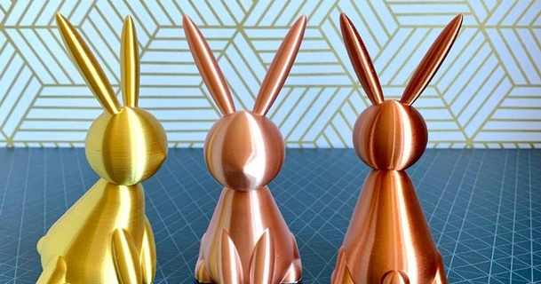 minimalista Conejo dajanka3d 3D modelos Arte diseño diseños conejito conejo Pascua Resurrección ensueño 3d print model - Mito3D