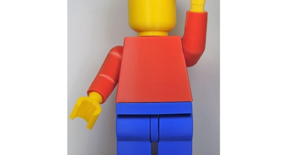 lego man 1 5 building arts 3D Models Toys & Games Action Figures Statues assembly fun legoman 3d print model - Mito3D
