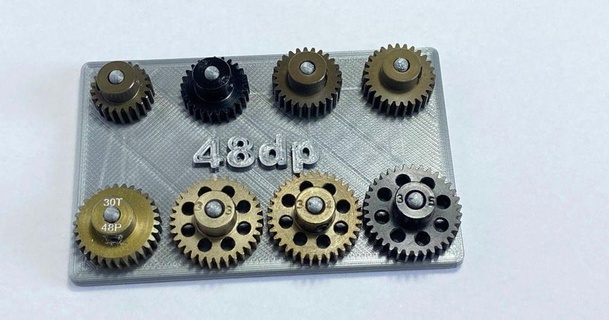 pinion gear holder rk295 3D Models Hobby & Makers RC Robotics thingiverse 3d print model - Mito3D