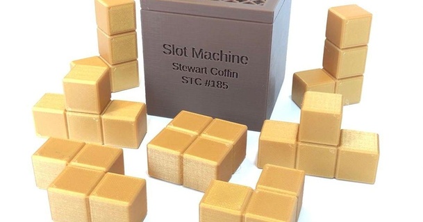 espacio máquina embalaje rompecabezas Stewart ataúd stc 185 imprimible proyecto 3D modelos juguetes juegos Brain teasers 3dpuzzle thingiverse 3d print model - Mito3D