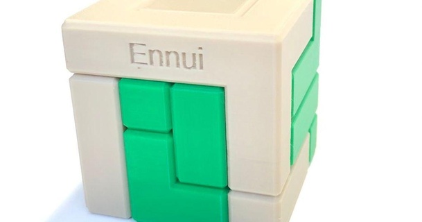 ennui - interlocking puzzle l szl moln r printable project 3D Models Toys & Games Puzzles Brain-teasers 3dpuzzle thingiverse 3d print model - Mito3D