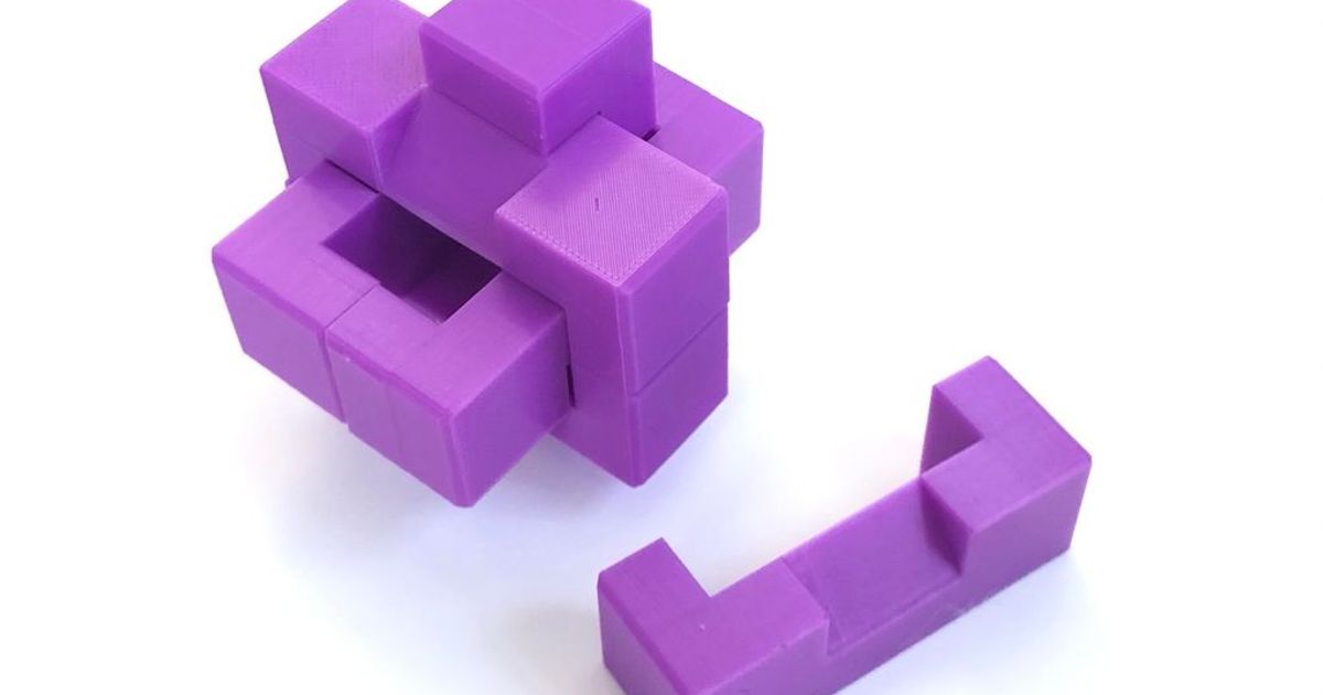 dudd missing notches - interlocking puzzles stewart coffin stc 129 129-a printable puzzle project 3D Models Toys & Games Puzzles Brain-teasers 3dpuzzle thingiverse 3D print model - Mito3D