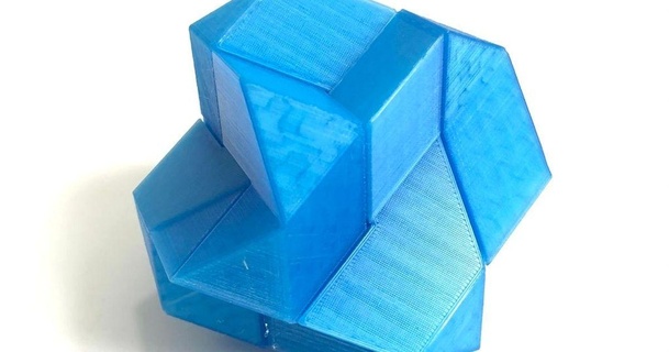 stella david ad incastro puzzle stewart bara stc 37 stampabile progetto 3D Modelli giocattoli Giochi Brain teasers 3dpuzzle thingiverse 3d print model - Mito3D