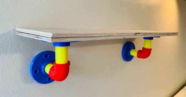 Diversão estante infantil único decoração casa arte g 3D modelos prateleiras suporte prateleira 3d print model - Mito3D
