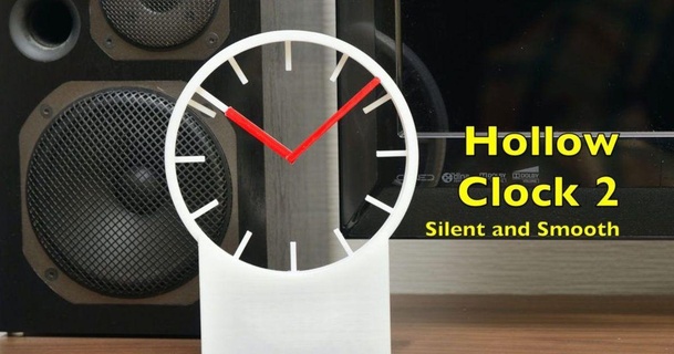 cavo orologio 2 silenzioso liscio shiura 3D Modelli domestico ufficio thingiverse 3d print model - Mito3D